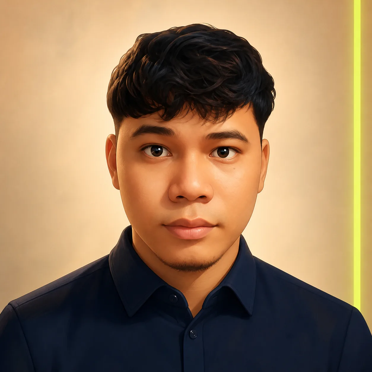 Animated portrait of Josh Bacule